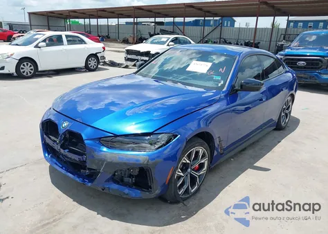 2024 BMW I4 Edrive35 из США, поврежденный, VIN WBY43AW01RFS40186